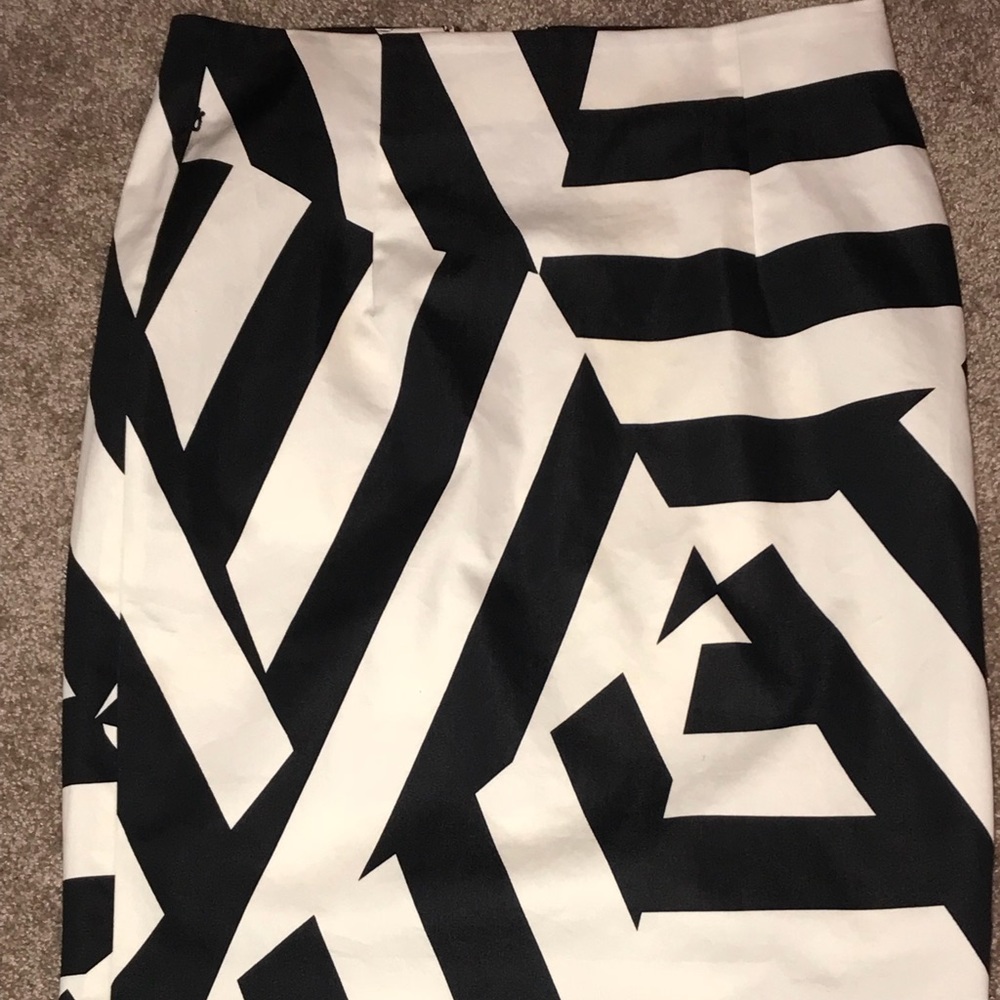 Black and white skirt NWOT